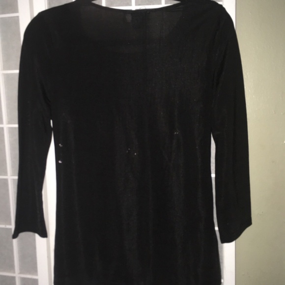 Black Sequin Cowl  Top Questions by say what  M - Picture 3 of 8